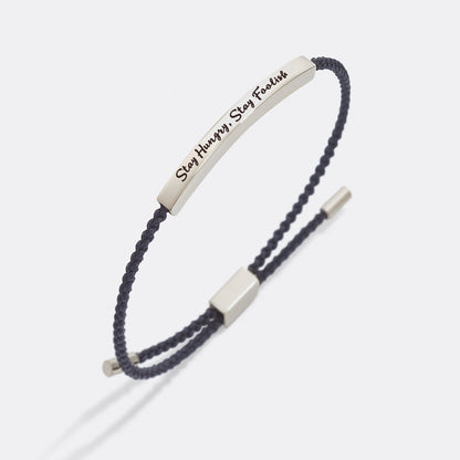 Stay Hungry, Stay Foolish Inspire Bracelet