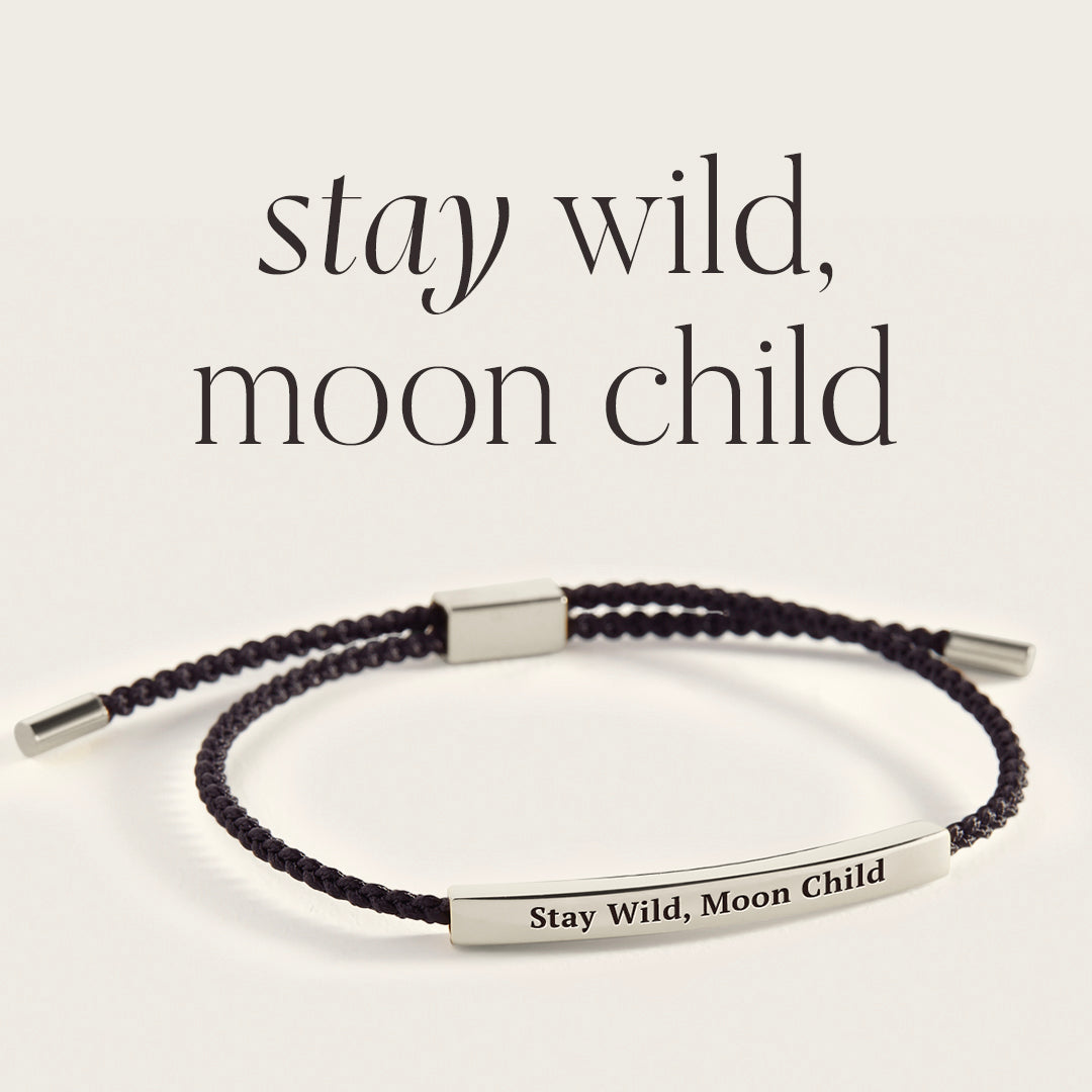 Stay Wild, Moon Child Inspire Bracelet