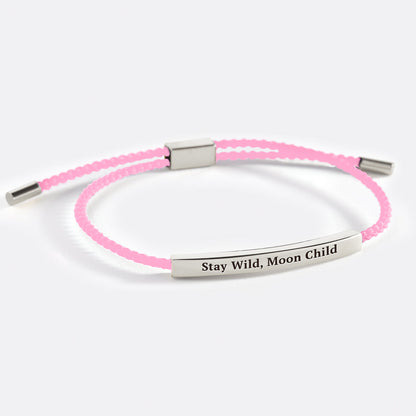 Stay Wild, Moon Child Inspire Bracelet