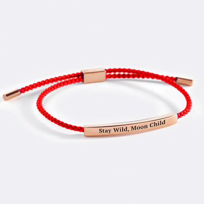 Stay Wild, Moon Child Inspire Bracelet