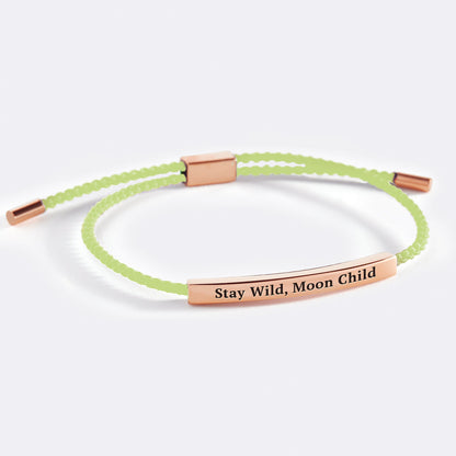 Stay Wild, Moon Child Inspire Bracelet