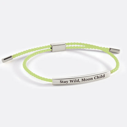 Stay Wild, Moon Child Inspire Bracelet