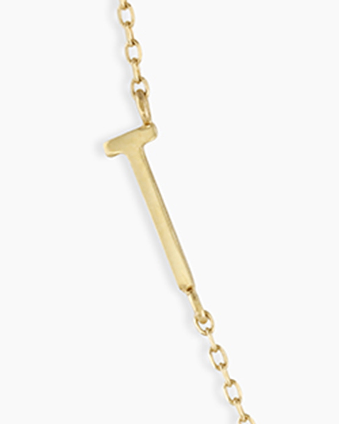 14k Gold Alphabet Necklace