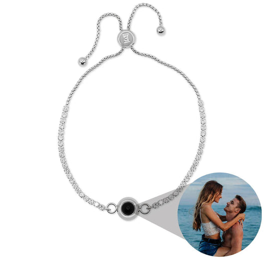 Eternity's Slider Tennis Photo Bracelet