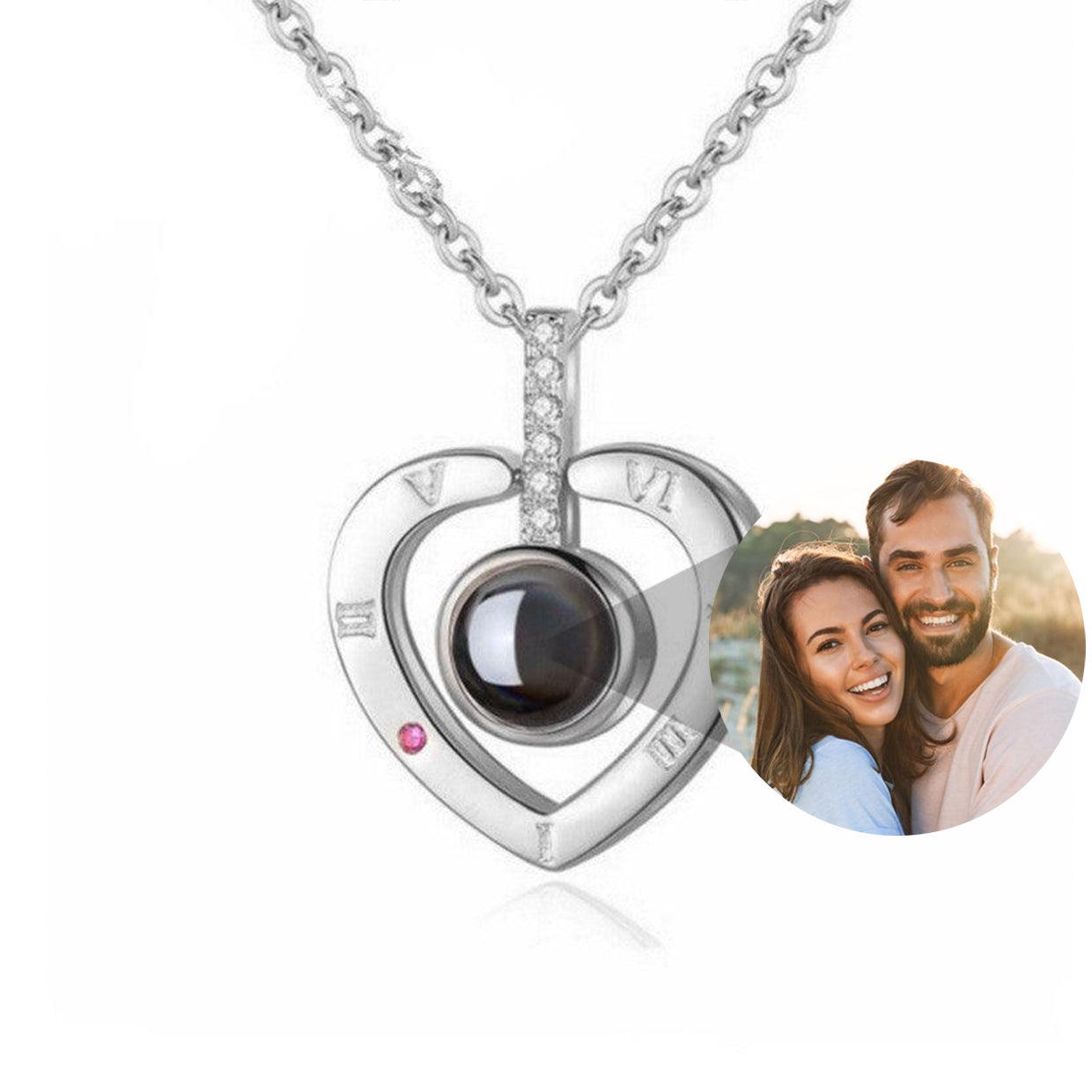 Eternity's Timeless Love Photo Necklace