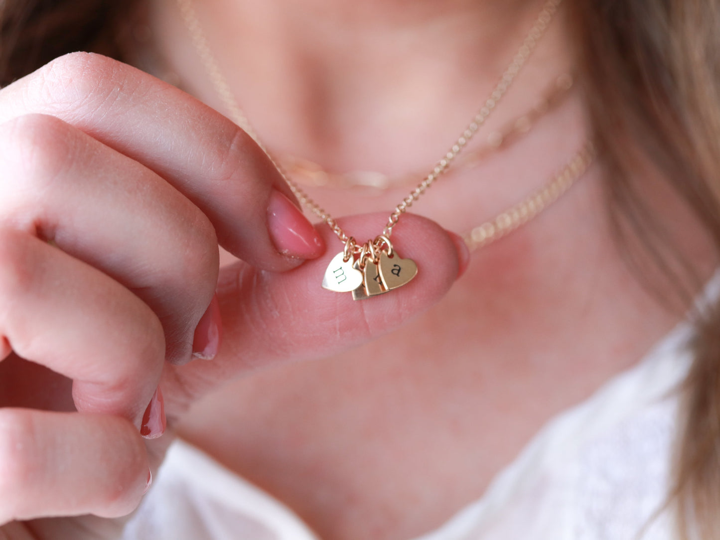 Tiny Hearts Necklace