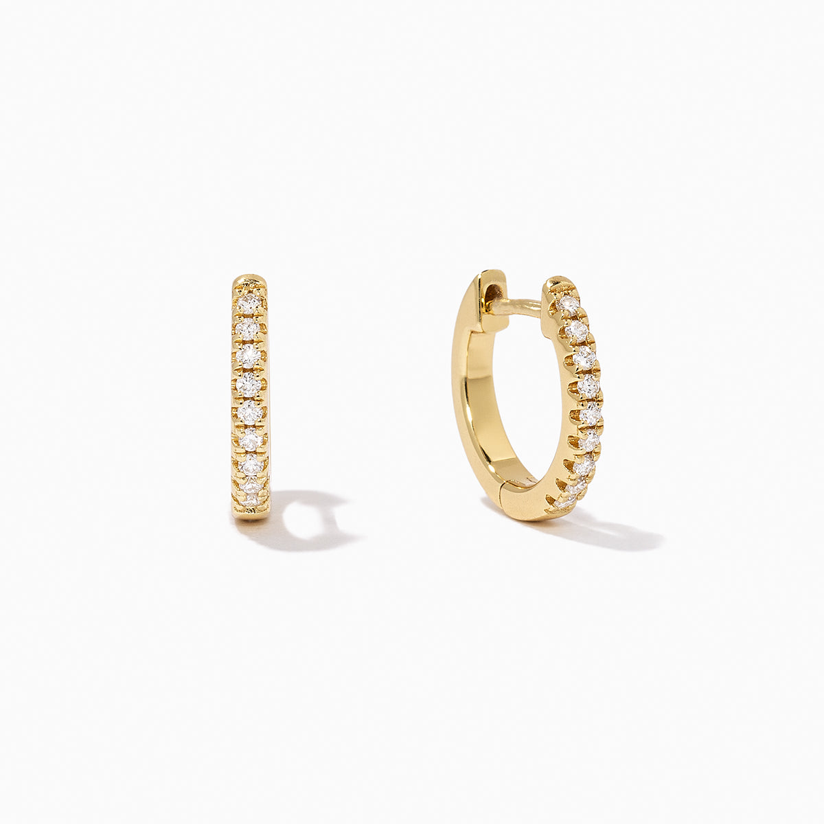 Studded Vermeil Huggie Earrings