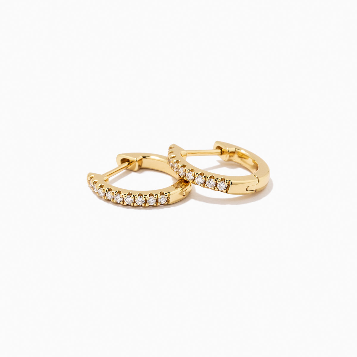 Studded Vermeil Huggie Earrings