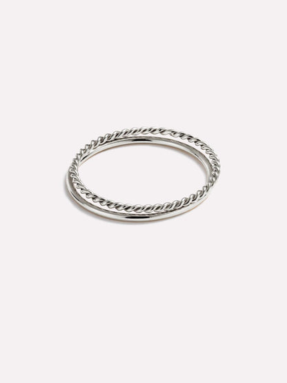 White Gold Ring Set - White Gold Ring Set