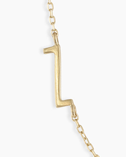 14k Gold Alphabet Necklace