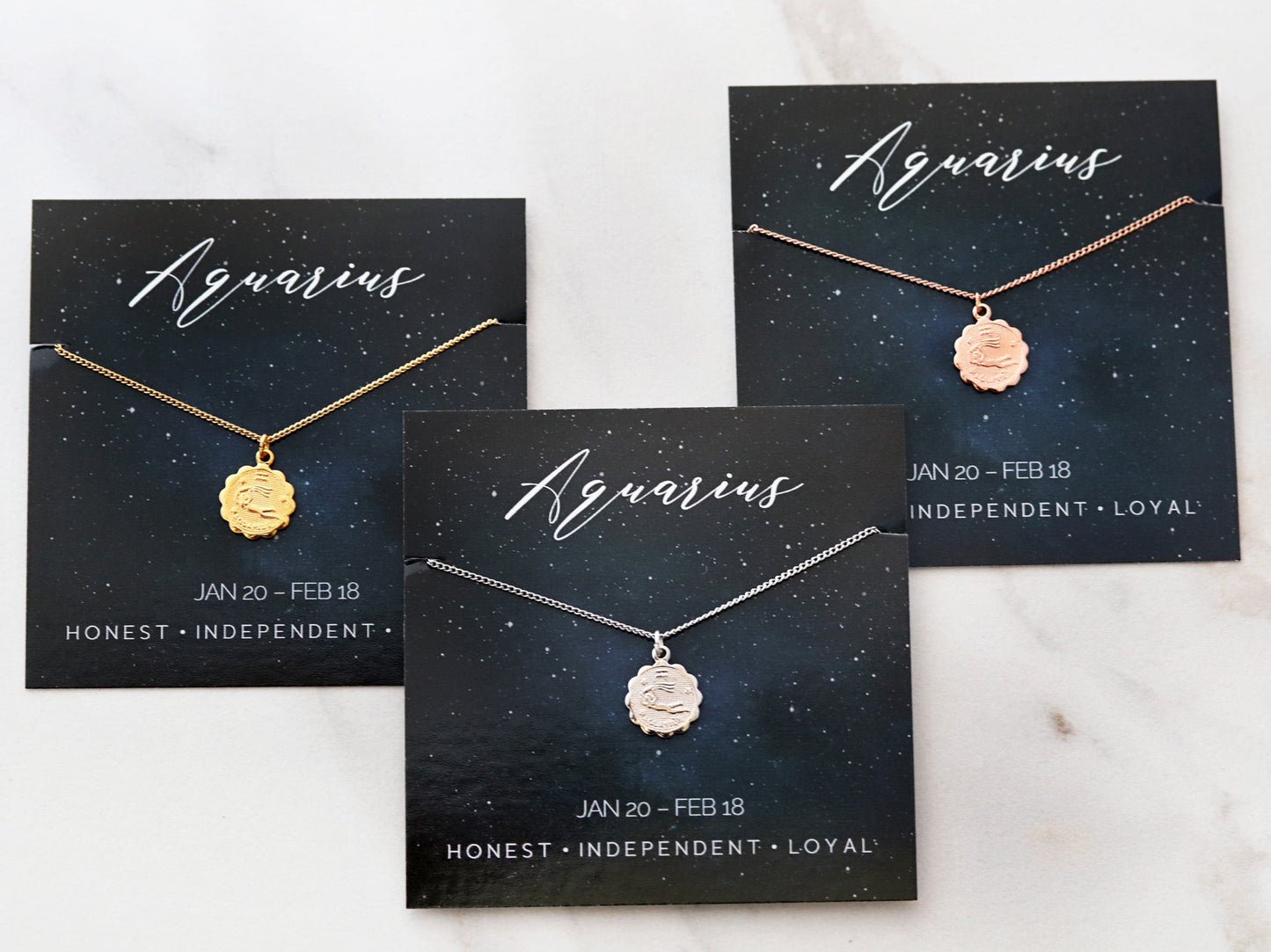 Zodiac Coin Necklace