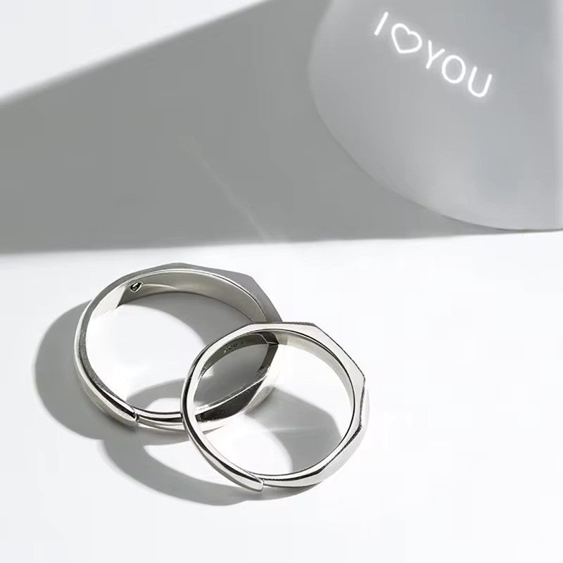 Adjustable Love Projection Ring