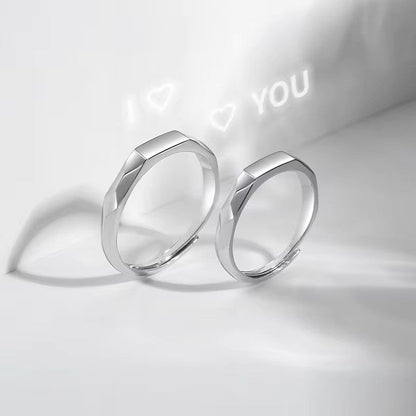 Adjustable Love Projection Ring