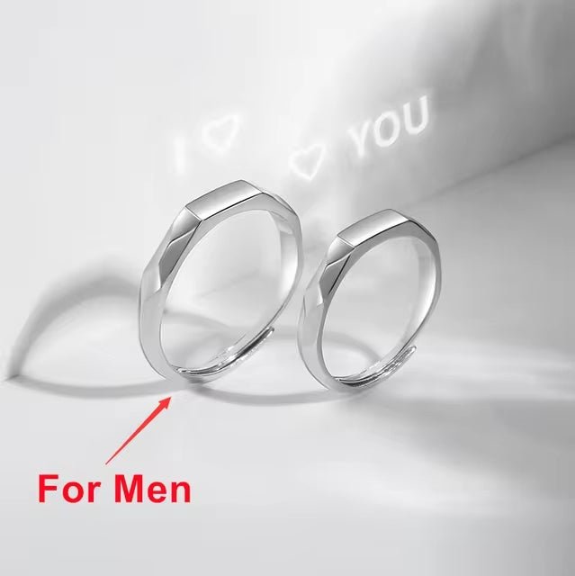 Adjustable Love Projection Ring