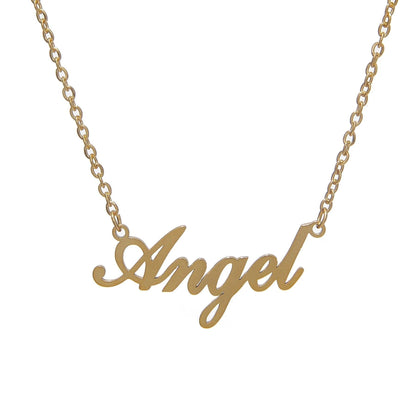 Angel Name Necklace