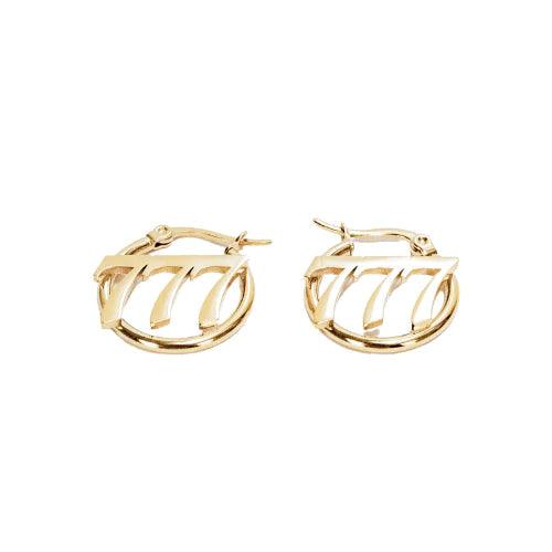 Angel Numbers Hoop Earrings