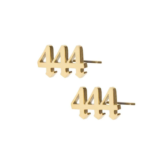 Angel Numbers Stud Earrings