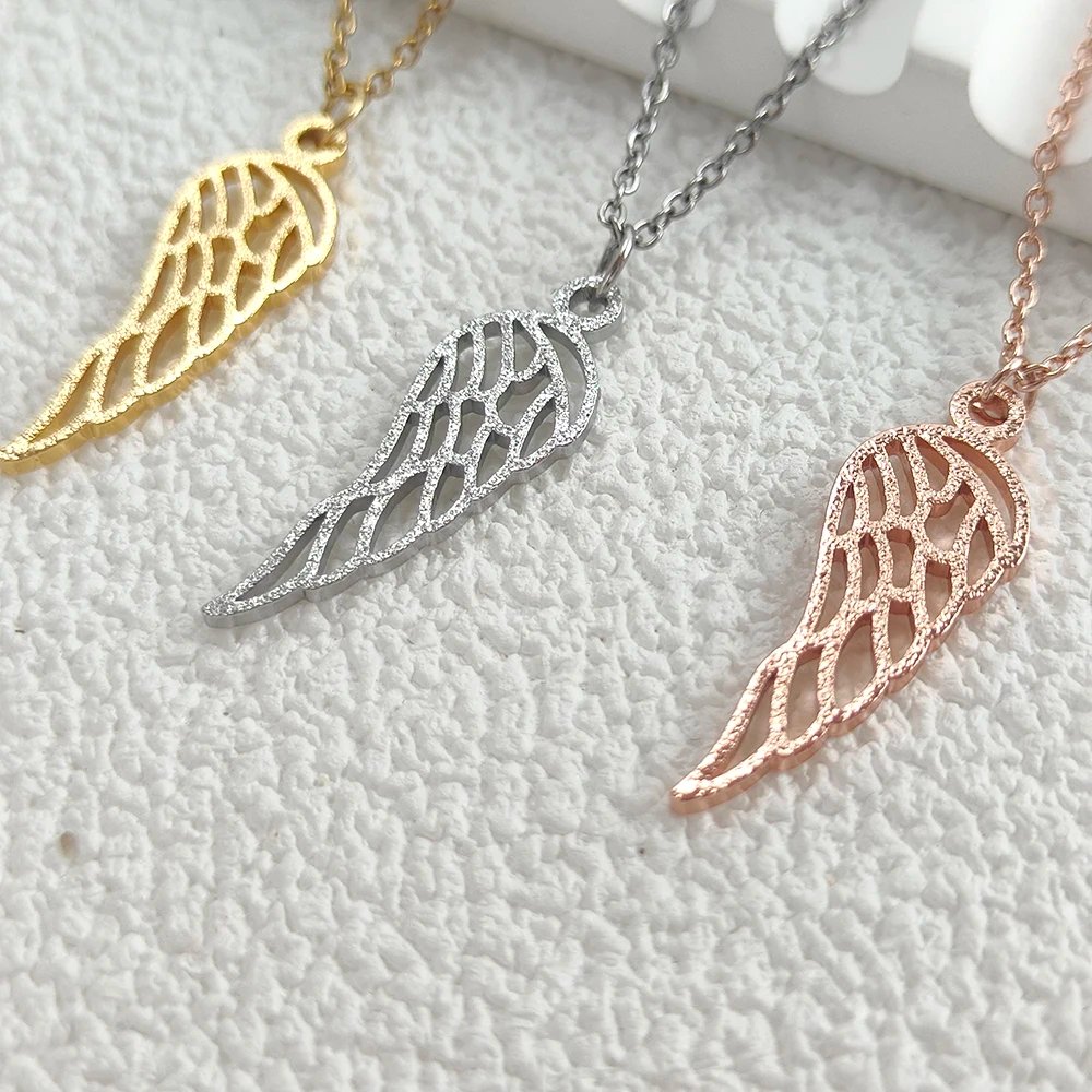 Angel Wing Charm Necklace