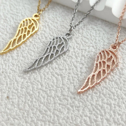 Angel Wing Charm Necklace