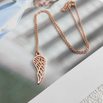 Angel Wing Charm Necklace