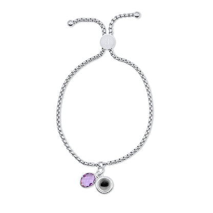 Eternity's Birthstone Photo Bracelet