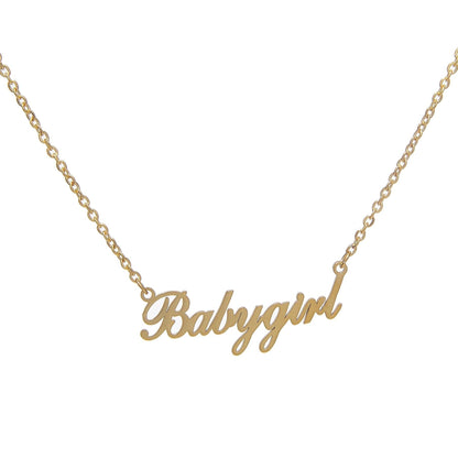 Babygirl Name Necklace