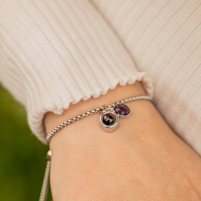 Eternity's Birthstone Photo Bracelet