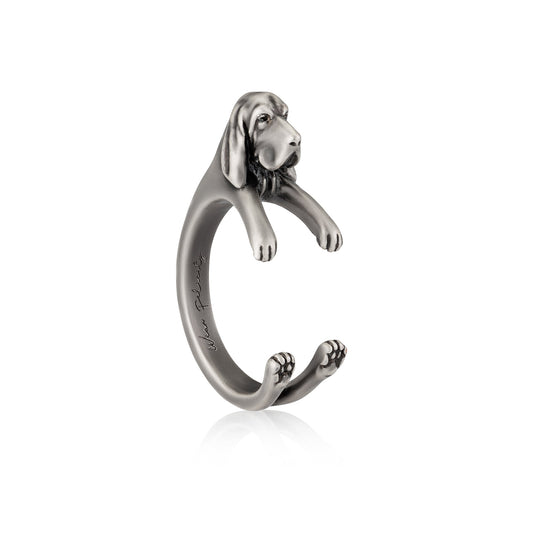 Basset Hound Wrap Ring