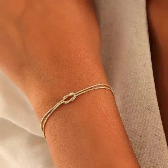 Couple's Matching Bond Knot Bracelets