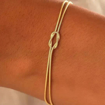 Couple's Matching Bond Knot Bracelets