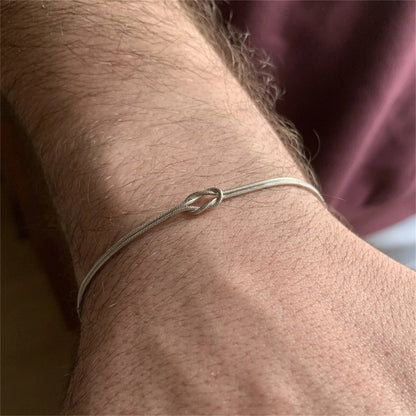 Couple's Matching Bond Knot Bracelets