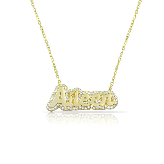 Bubble Name Necklace