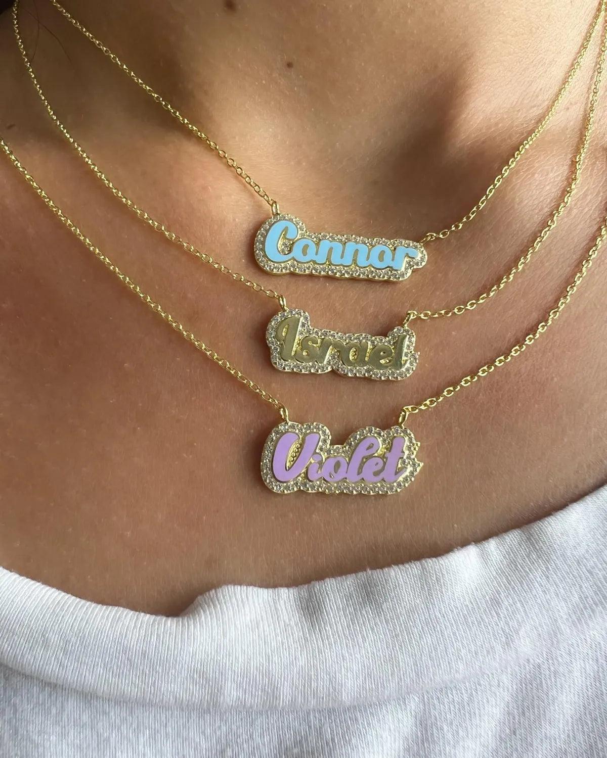 Bubble Name Necklace