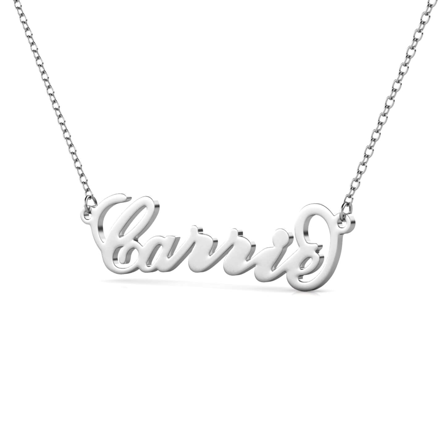 Carrie Style Name Necklace