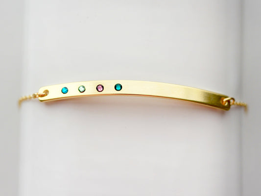 Chain Birthstone Bracelet