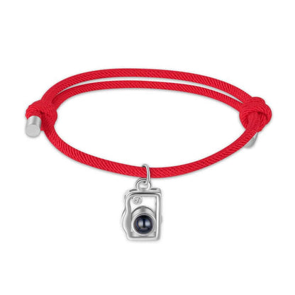 Couple Photo Projection Bracelet with Picture Inside | Camera Charms Photo Bracelets