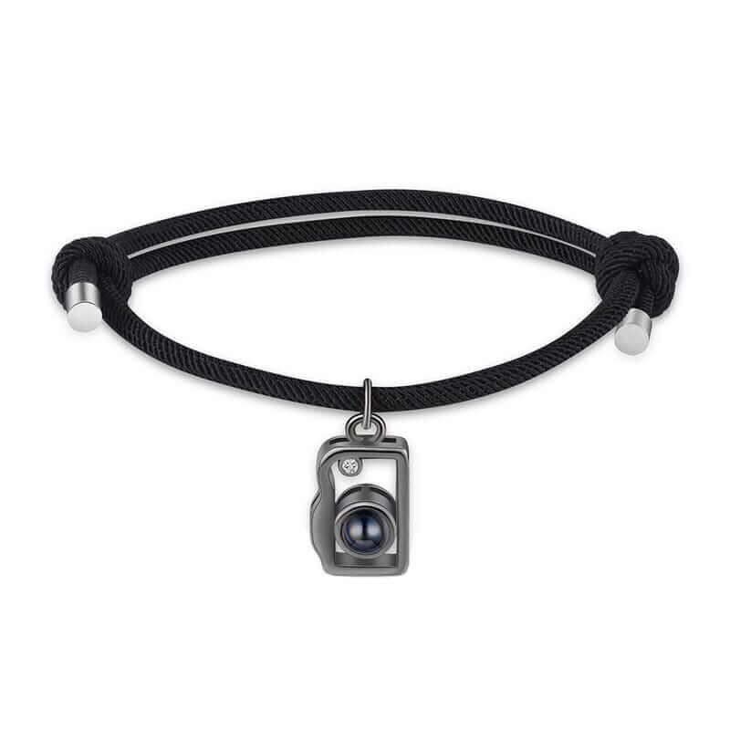 Couple Photo Projection Bracelet with Picture Inside | Camera Charms Photo Bracelets