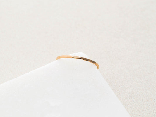 Hammered Stacking Ring