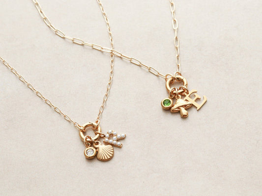 Spring Ring Charm Necklace