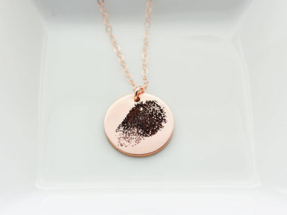 Actual Fingerprint Necklace