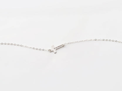 Children's Engraved Cross Necklace