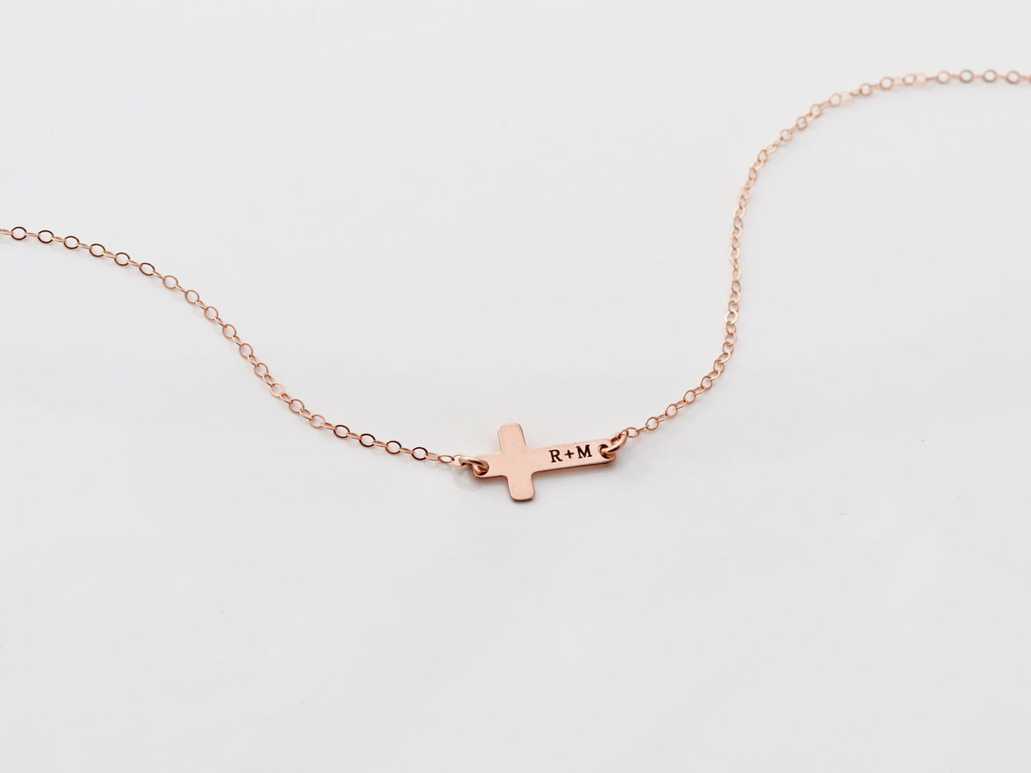 Children's Engraved Cross Necklace