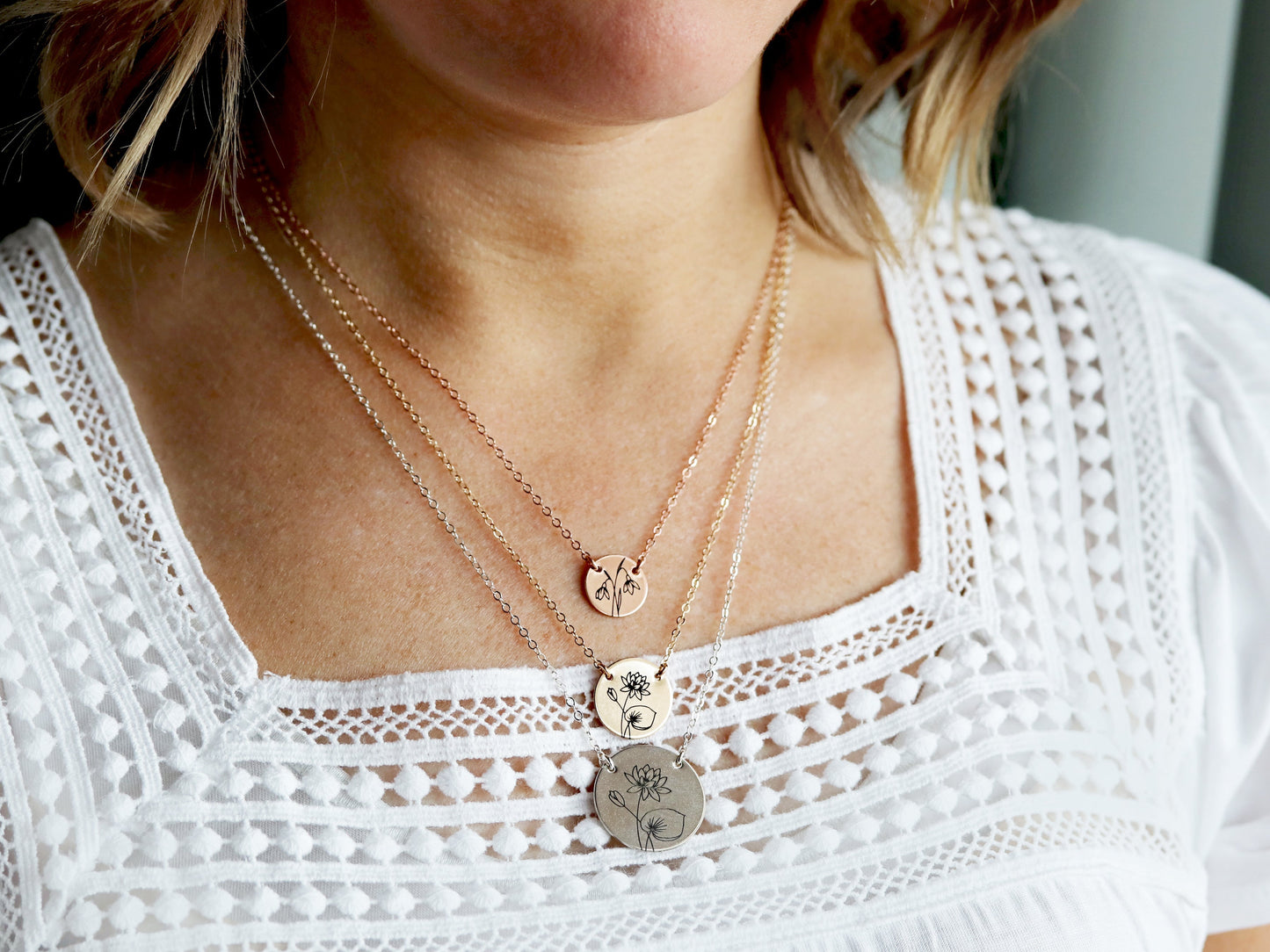 Build a Birth Flower Necklace | Disc