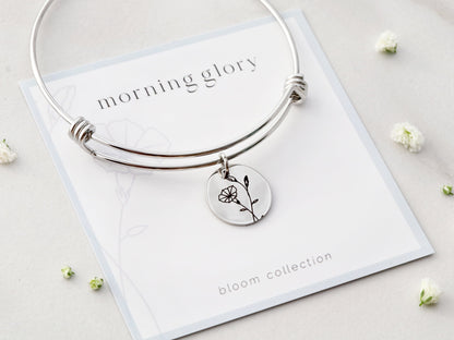 Birth Flower Bangle