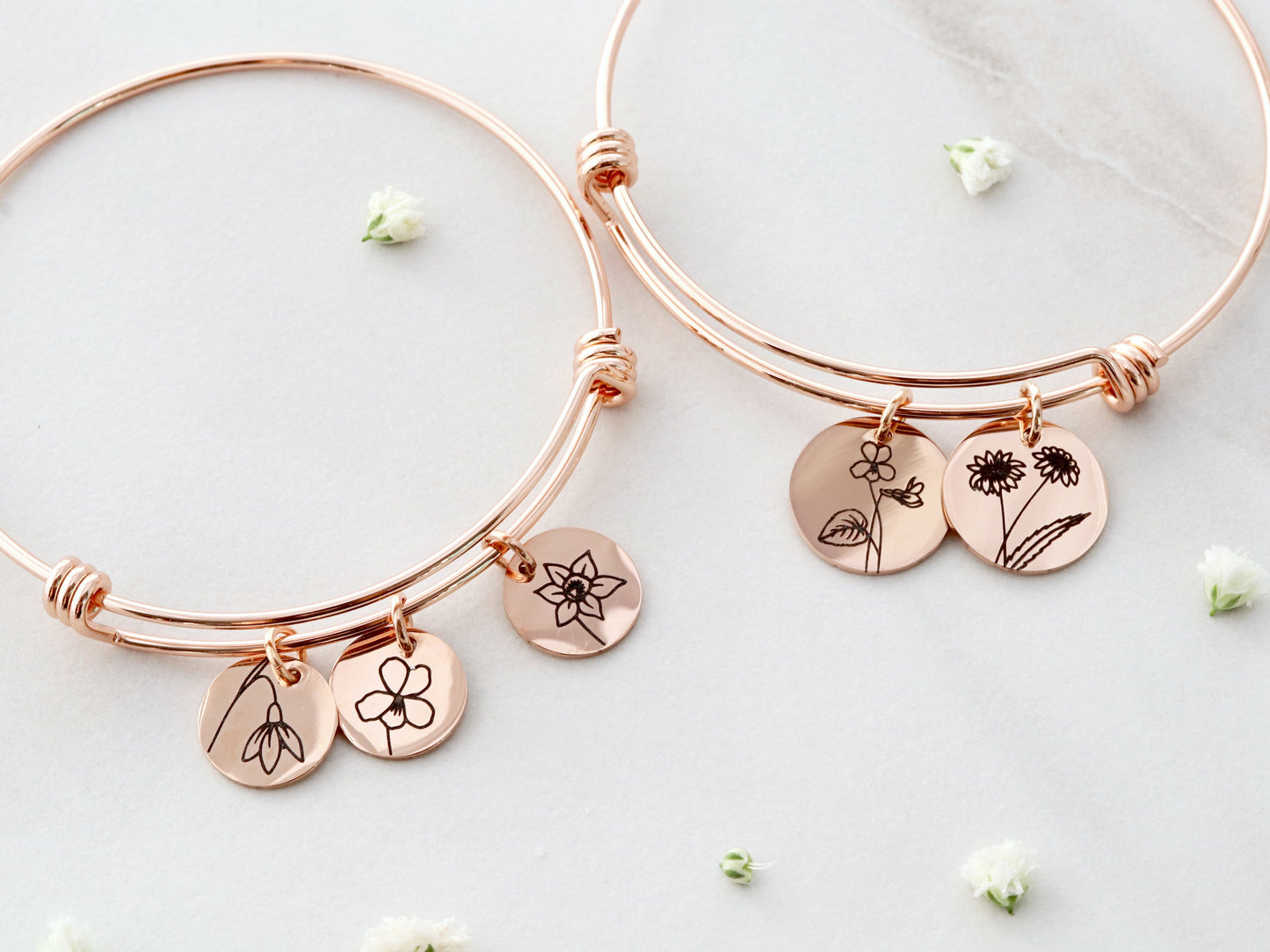 Build Your Own Birth Flower Bangle