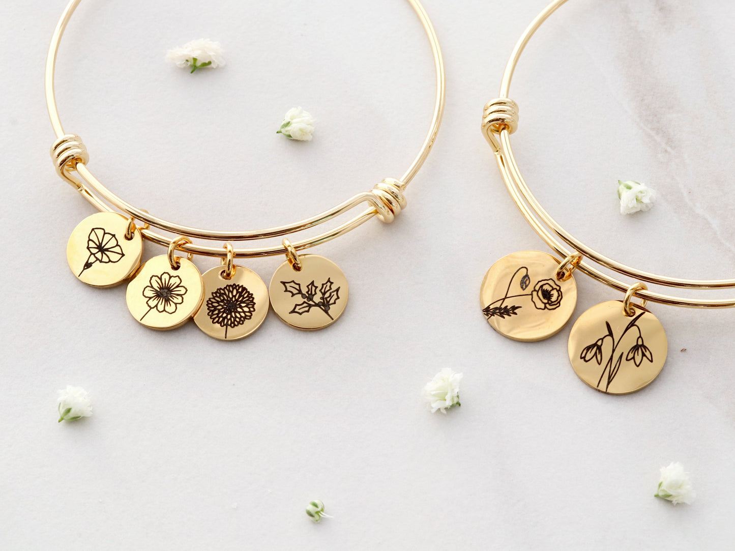 Build Your Own Birth Flower Bangle