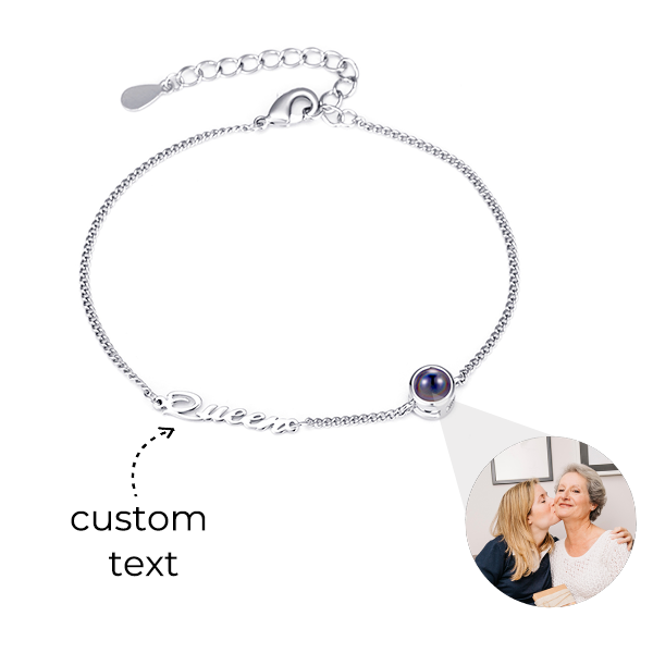 Custom Name and Photo Bracelet