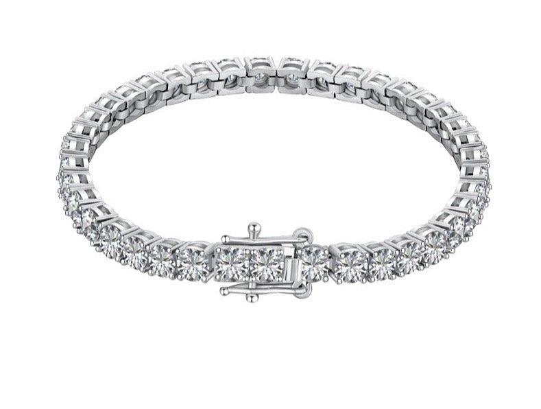 Cubic Zirconia Tennis Chain Bracelet - 5mm