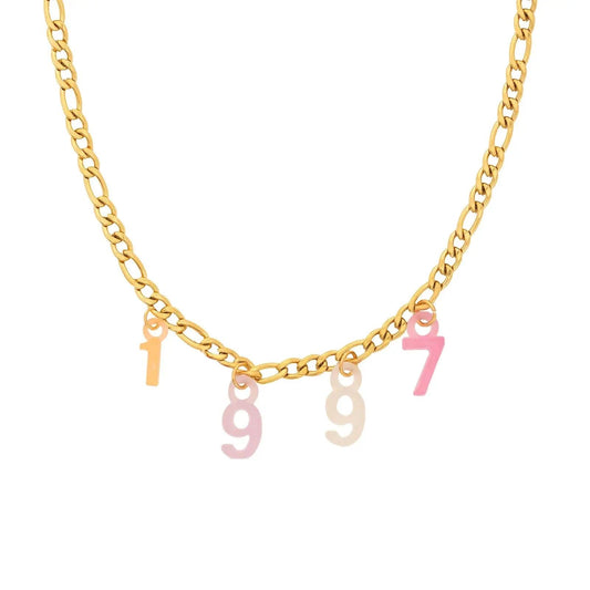 Custom Birth Year Necklace