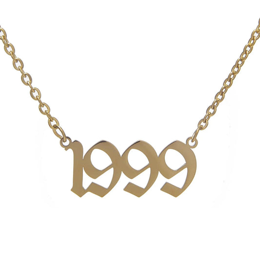 Custom Birth Year Necklace